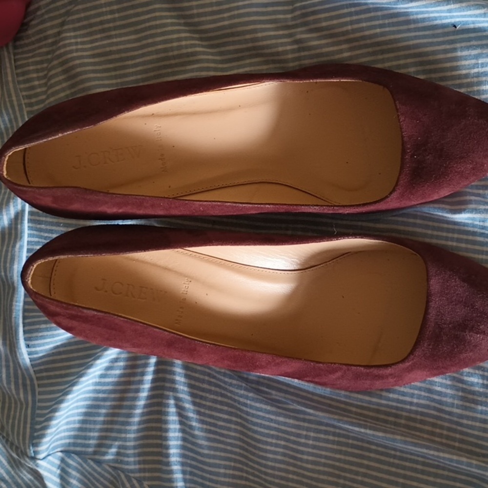 Plum J Crew pumps